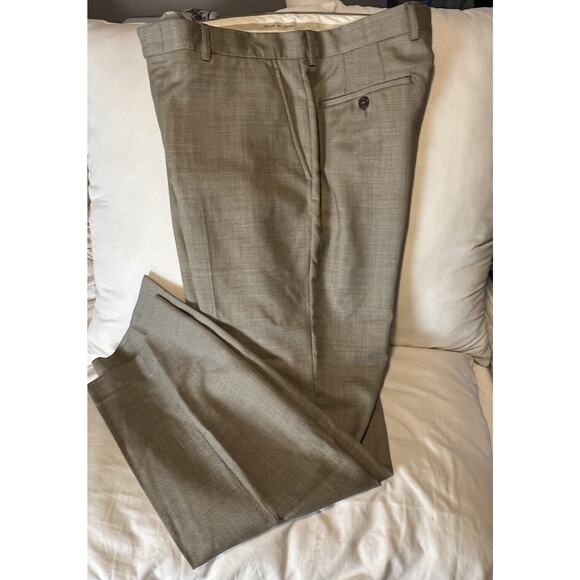 Tessuto Marzotto S32 100% Wool pants Made In Italy Vintage pants - Picture 1 of 5
